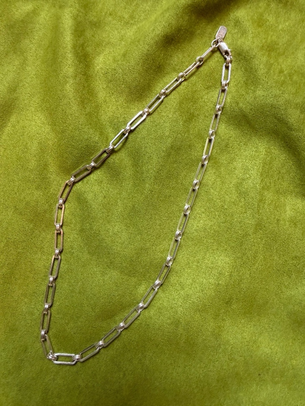 Fashion Brand Company CEO Chain Sterling Silver Necklace